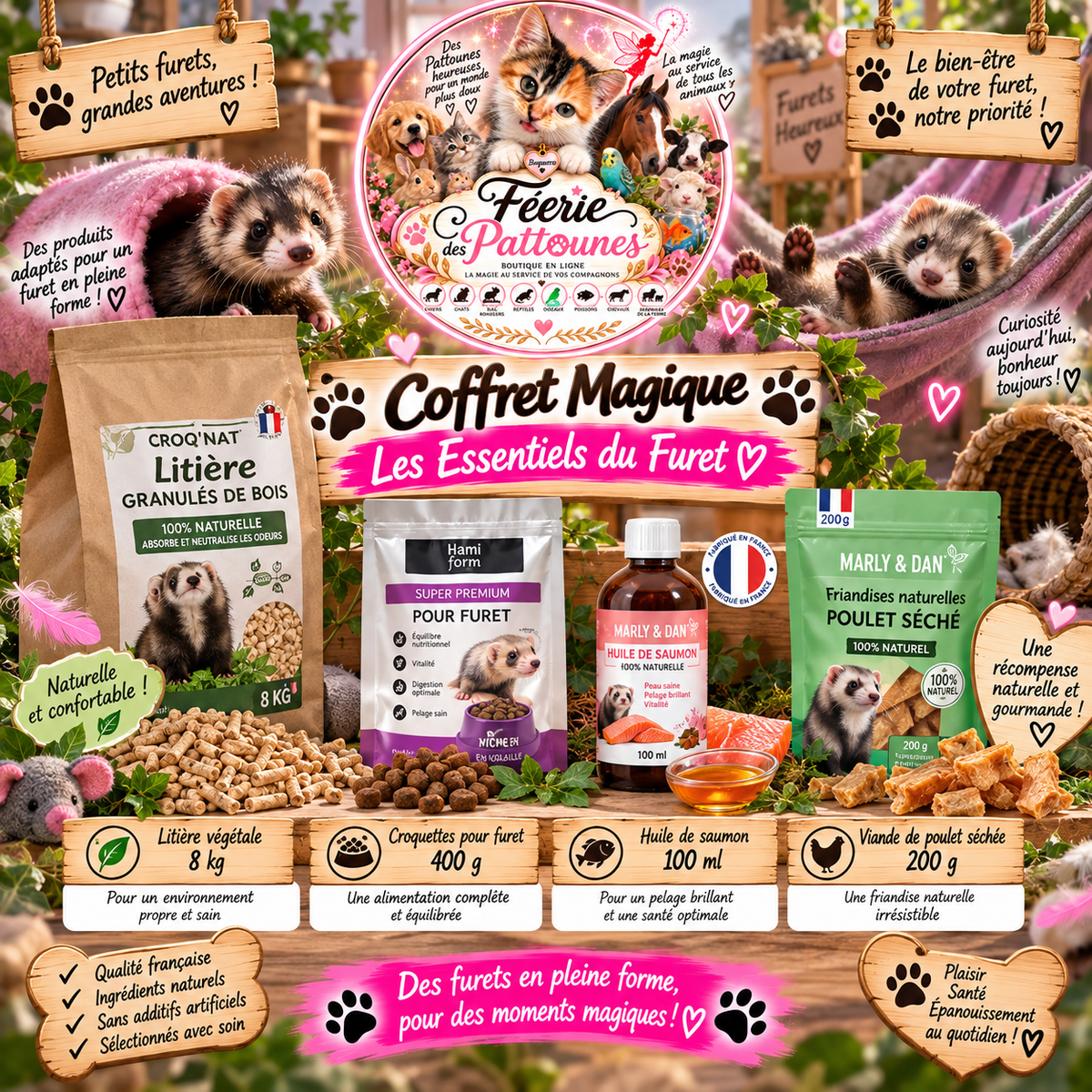 🦦🎁 Coffret Magique – Les Essentiels du Furet