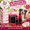 🐾🍓 Shampoing Morgan – Protéiné Senteur Framboise (250 ml • 1 L • 5 L)