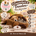 🐾🧸 Couverture Doudou – Chien & Chat – Polaire 90 × 60 cm