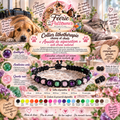 🐶🐱💜 Collier Lithothérapie – “Anxiété de séparation”