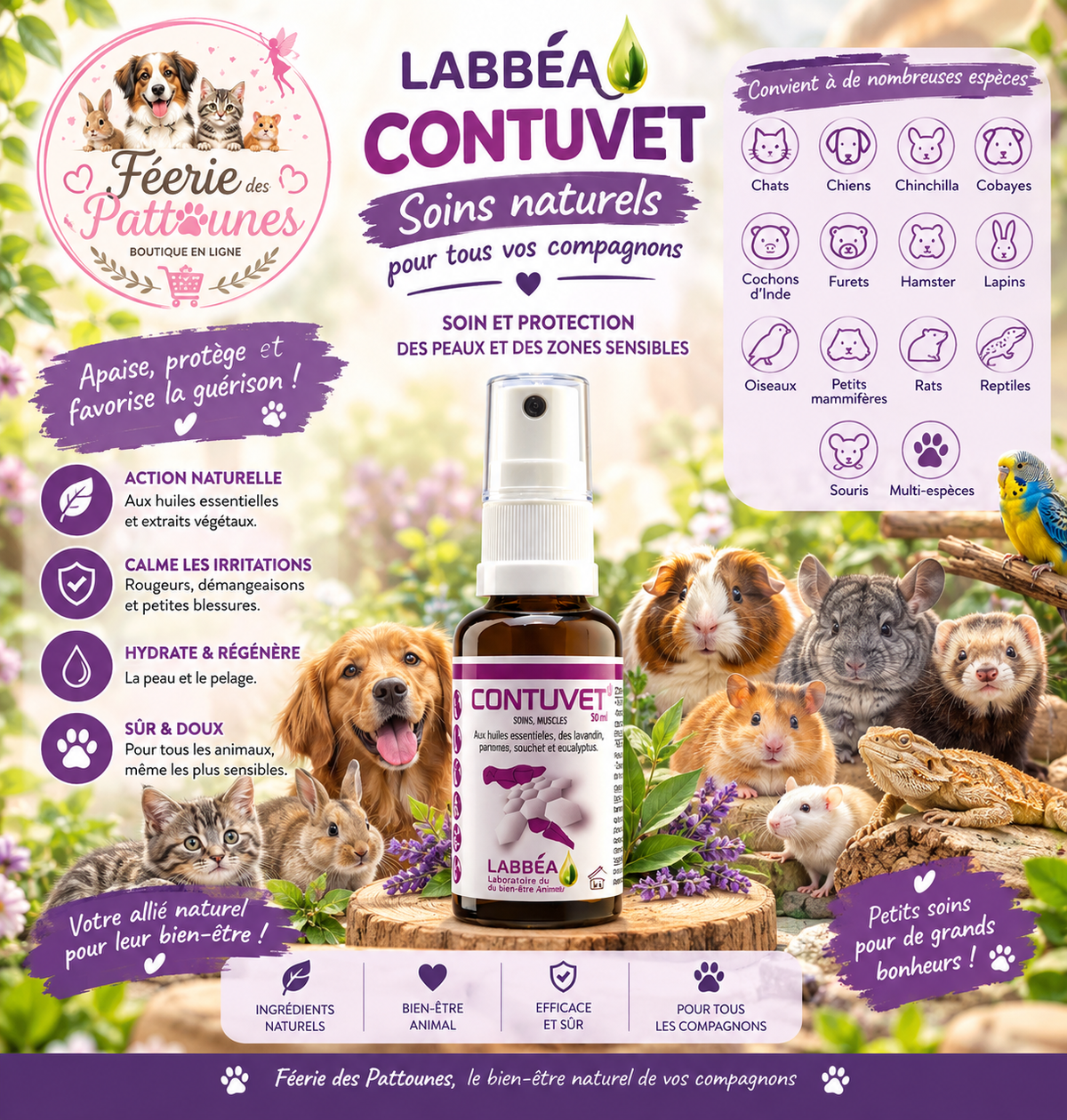 🐾💆 Labbea – Contuvet – 30 ml