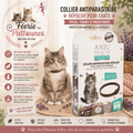🛡️🐱 Collier Antiparasitaire Répulsif – Anju Beauté Chat (35 cm)