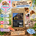 🐟💙 Friandises 80 % Poisson – Sans Céréales – 100 g