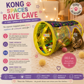 🌈 KONG® Spaces Rave Cave – Tunnel Interactif & Sensoriel (50,5 cm)