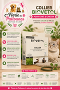 🛡️🐱 Collier Insectifuge BIOVETOL – Chat & Chaton (38 cm)