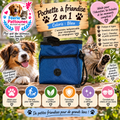 🐶💙 Pochette à Friandises 2‑en‑1 – Bleu