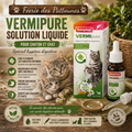 🐱 Vermipure – Solution Liquide Naturelle pour Chat & Chaton (50 ml)
