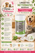 🌿🐾 Lingettes Nettoyantes – Beaphar (100 lingettes)