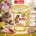 🐱🍗 Sachet Fraîcheur – Poulet & Foie de Poulet en Sauce – 80 g (x24)
