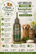 🌿🐶 Lait Oreilles Premium – Beaphar (125 ml)