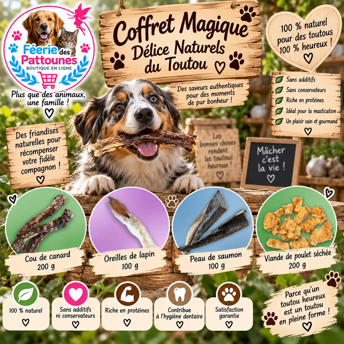 🐶🎁 Coffret Magique – Délices Naturels du Toutou