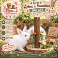 🌳🐇 Kerbl – Arbre à Friandises NATURE pour Lapins (30 cm)