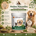 🌿 Herbes Naturelles – Mélange Végétal & Algues pour Chien & Chat (450 g)