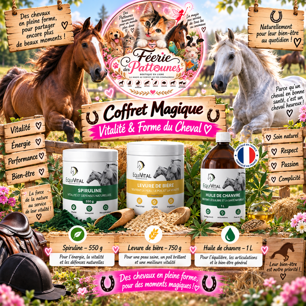 🐴🎁 Coffret Magique – Vitalité & Forme du Cheval ✨