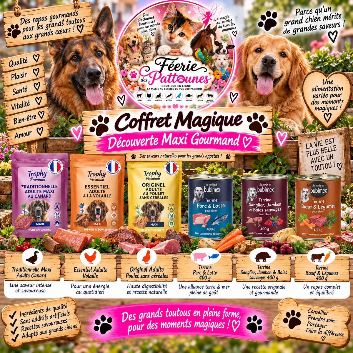 🐶🎁 Coffret Magique – Découverte Maxi Gourmand