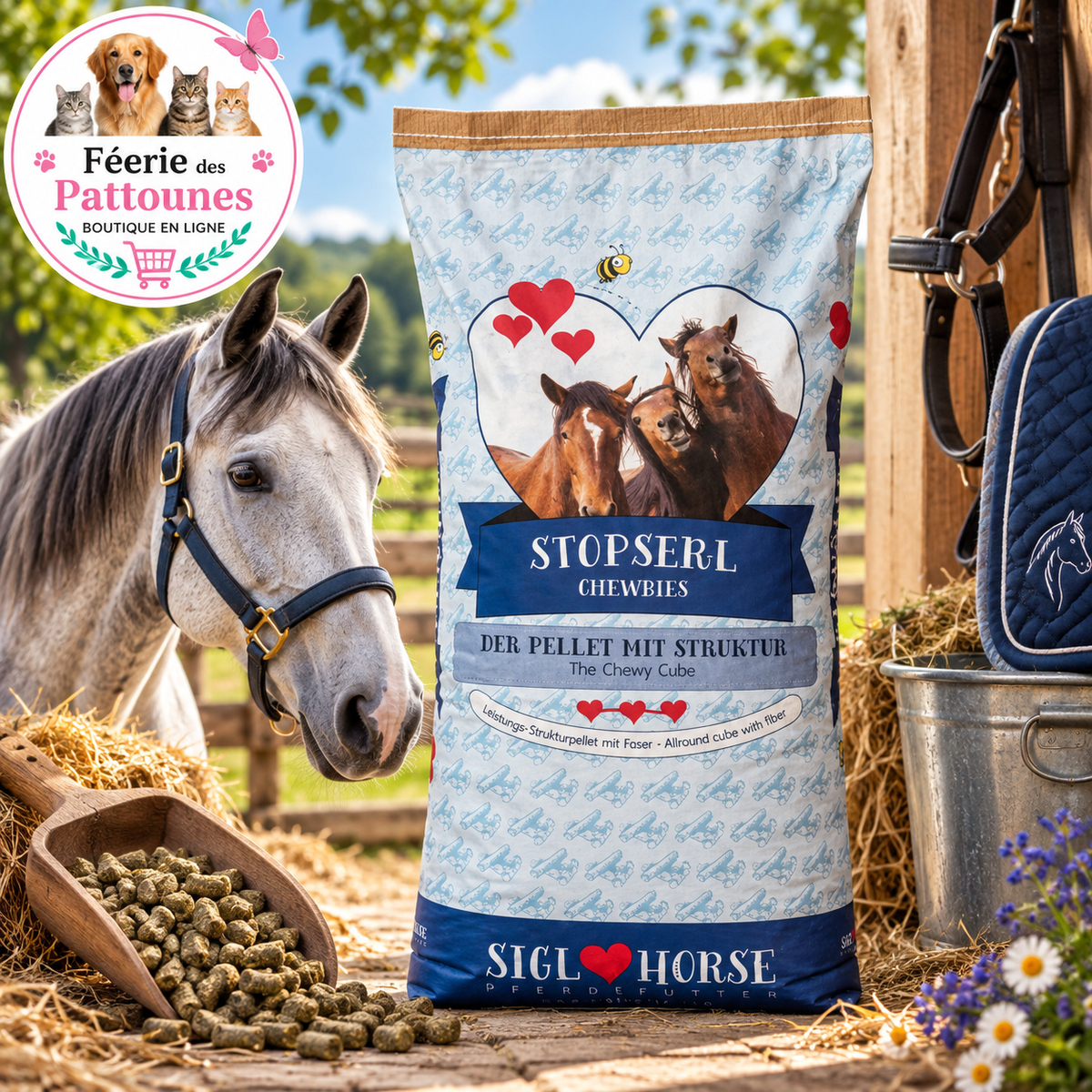 🌾🐴 Siglhorse – Mélange Stopserl en Granulés (25 kg)