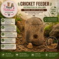 🦗🦎 Cricket Feeder – Distributeur de Grillons (9 × 9 × 10,5 cm)